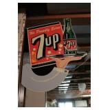 7up wall mount sign