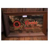 bicentennial coors beer mirror