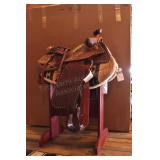 Western Saddlery Hand Worked Western Saddle