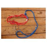 Lead w/ Chain Shank & Rope Halter