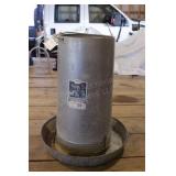 Galvanized Chicken Feeder