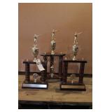 Group of 3 Trap / Skeet Trophies