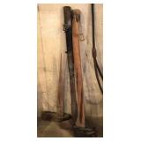 Group of Wood Splitting Tools
