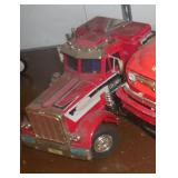 Toy Semi Car Hauler with Dune Buggy