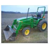 2001 John Deere 790 Compact Diesel 4WD Tractor