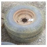 SuperRad Service 7.5 x 16LT tire with rim