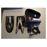 Gerber Multi-Tool, Norelco Elec Razor & Book