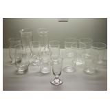Group of Clear Glass Drink ware
