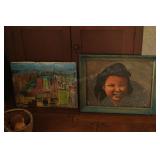 Pair of Oil on Canvas Artworks