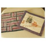2 Vintage Needlework Mats