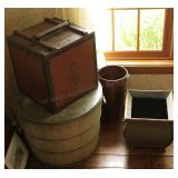 Group of 4 Decorative Containers