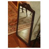 Mirror w/ Vintage Oak Frame