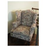 Upholstered Wing Back Chair