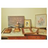 Group of 8 Prints & 2 Trophies