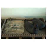 Pair of Vintage Canvas Duck Decoys & Water Bag