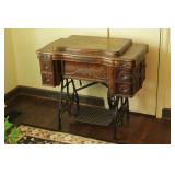 Vintage "White" Treadle Sewing Machine Cabinet