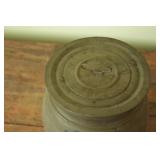 #2 crock w/tin lid