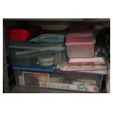 Contents of bottom shelf