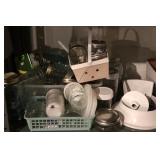 Contents of bottom shelf