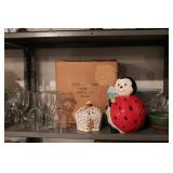 Contents of fourth shelf from top