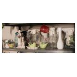 Contents of second shelf from top