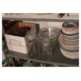 Contents of fourth shelf from top