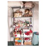 5 shelf metal shelving unit