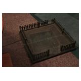 Fenced yard for dollhouse