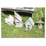 Group of 4 bird houses