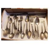 Group of Mixed Silver / Silver Plate Flatware