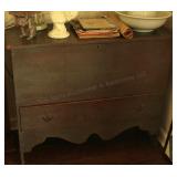 Primitive Blanket Box with drawer