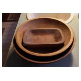 Group of Wooden Bowls