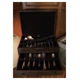 Insico Stainless Flatware Set w/ Maple Case