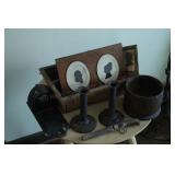 Small Table w/primitive Items