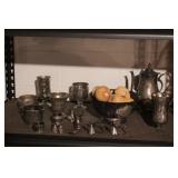 Large Group of silver Serving Pieces