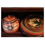 Hand Painted Terra Cotta Pottery