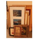 7 Framed Art Pieces