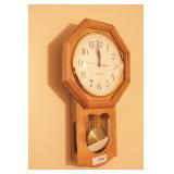 Heritage Oak Framed Regulator Clock