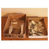 2 Boxes of Misc Silverware