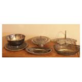 7 Silver Plate Dishes
