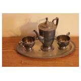 Silver Plate Coffee Server Set