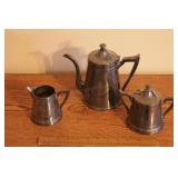 Silver Plate Coffee Server Set
