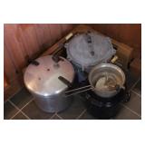 Canning Essentials (canners, food mill)