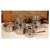 2 Shelves of Pots & Pans