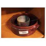 Red duck Sedona pottery bowl & Wooten (small)