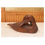 Carved duck