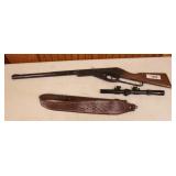 Daisy BB gun w/ scope & sling