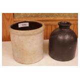 crock & jar 2 Pieces