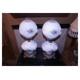2 GWTW Style electric lamps