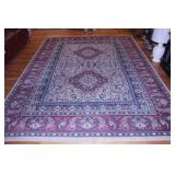 Rug: Green, tan & red 11